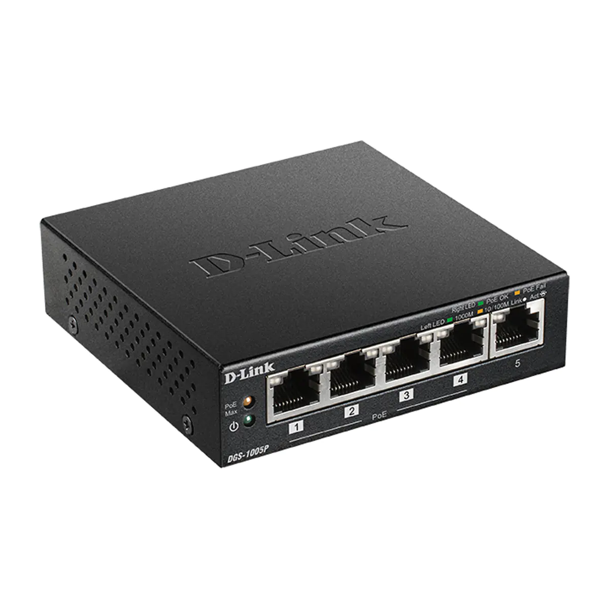 D-Link DGS 1005P - Switch - 5 x 10/100/1000 (4 PoE+) DGS-1005P/E