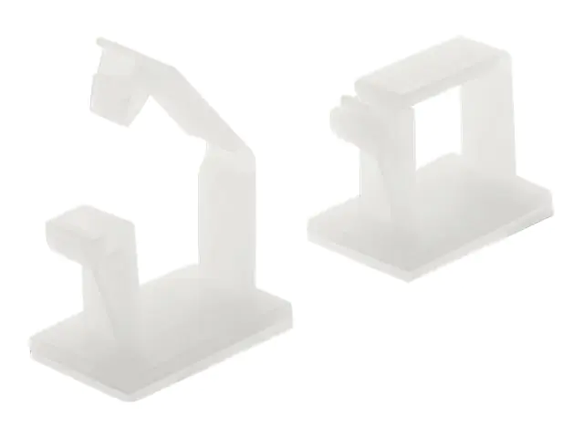 Delock - Kabelhalter - weiß (Packung mit 10)