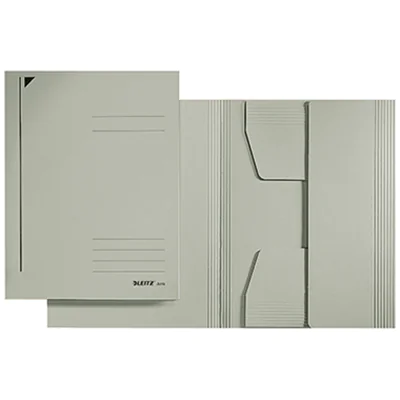 Leitz Jurismappe 39240085 DIN A4 3Klappen Colorspankarton grau