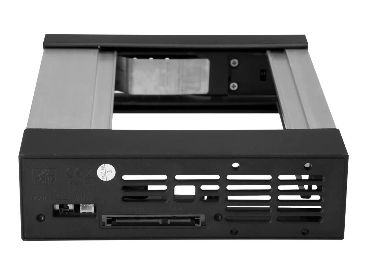 StarTech 5,25 auf 3,25 Festplatten Wechselrahmen - für 3,5 SATA/SAS Laufwerke - Trägerlos - SAS/SATA Backplane - Laufwerksschachtadapter - 5,25" bis 3,5" (13.3 cm to 8.9 cm) - für P/N: 25SATSAS35HD