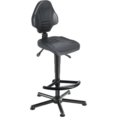 meychair Arbeitsdrehstuhl Workster Pro W13 XXL ca. 59-84cm Stahl, pulverbeschichtet schwarz