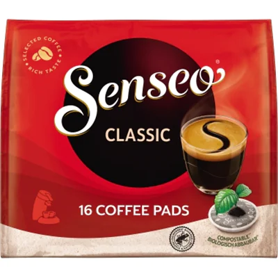 Philips Senseo CLASSIC, Kaffeepad, 16 Tassen, UTZ, 16 Stück(e), Tasche 4051952