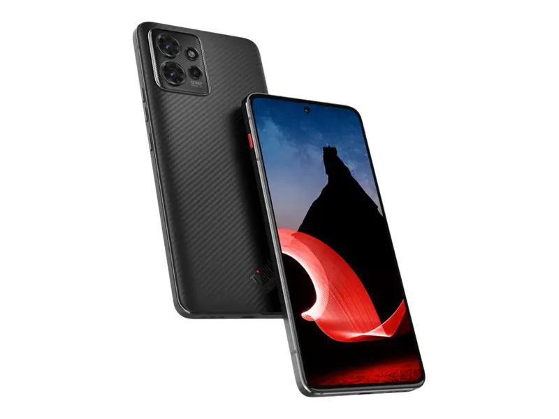 Motorola ThinkPhone - 5G Smartphone - Dual-SIM - RAM 8 GB / Interner Speicher 256 GB - pOLED-Display - 6.6" - 2400 x 1080 Pixel (144 Hz) - Triple-Kamera 50 MP, 13 MP - front camera 32 MP - Carbon Black