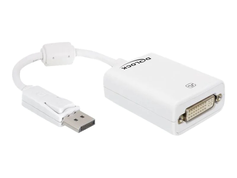 Delock Displayport to DVI Adapter - DisplayPort-Adapter - DisplayPort (M) zu DVI-I (W) - 12.5 cm