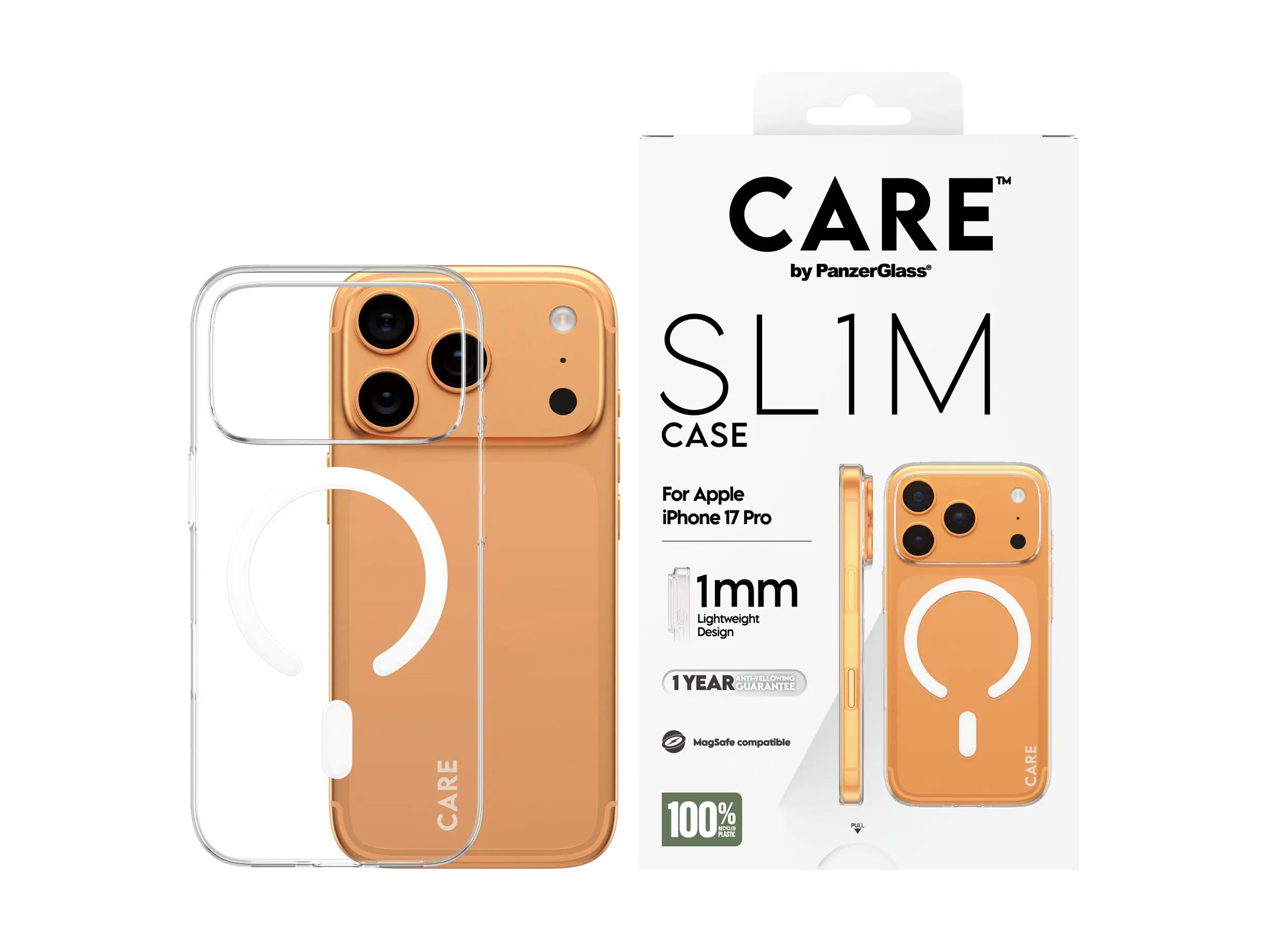 PanzerGlass CARE by PanzerGlass SL1M - Hintere Abdeckung für Mobiltelefon - MagSafe