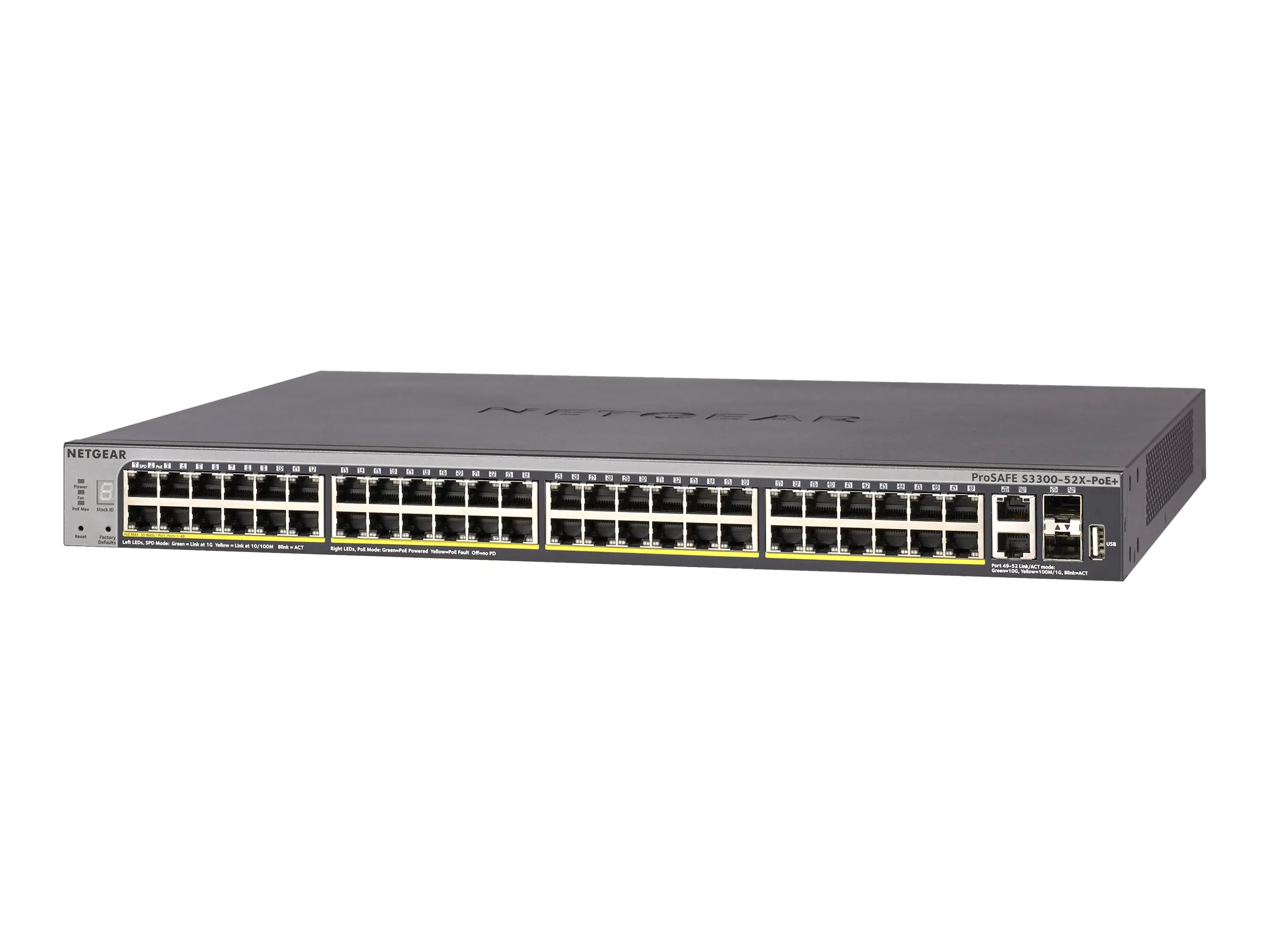 Netgear Switch 52 An Rack montierbar - 1U