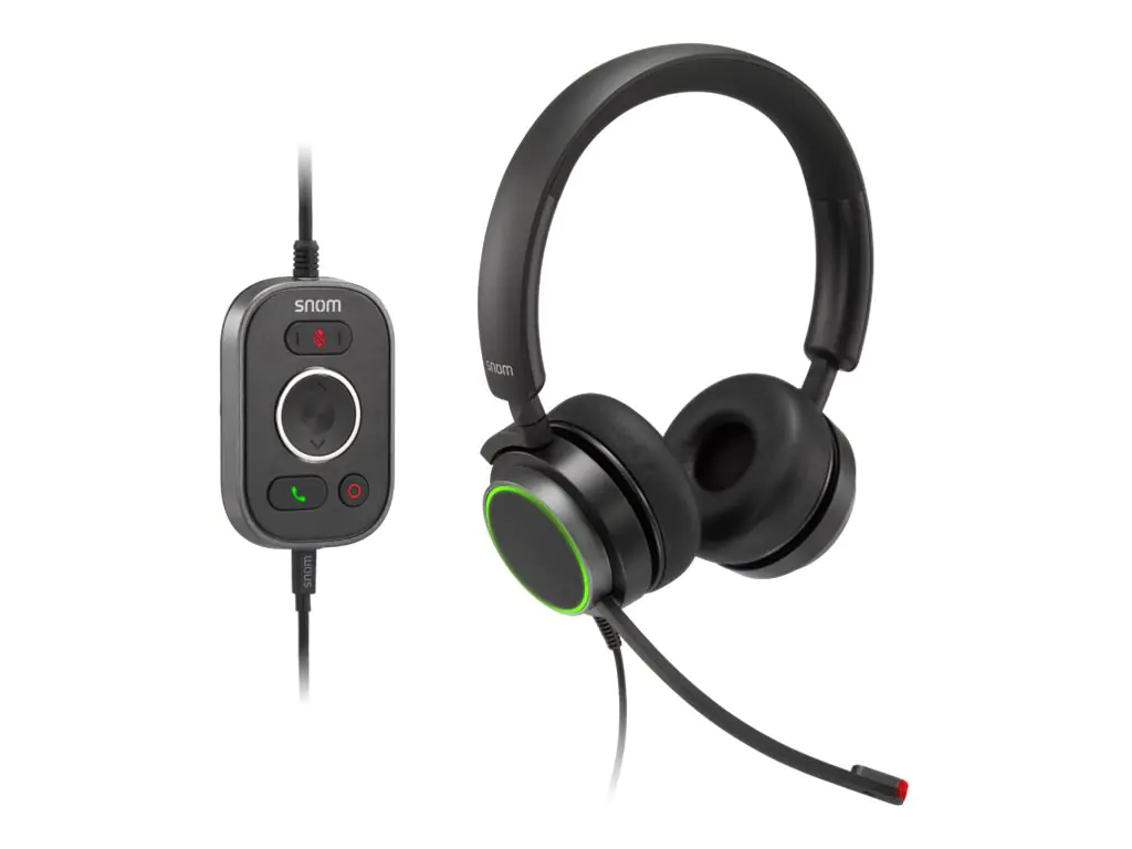 snom A330D - Headset - On-Ear - kabelgebunden - USB, 3,5 mm Stecker