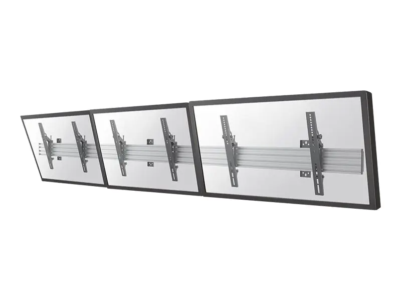 Neomounts NMPRO-WMB3 - Klammer - für 3 LCD-Anzeigen - Schwarz - Bildschirmgröße: 81.3-139.7 cm (32"-55") - Wandmontage