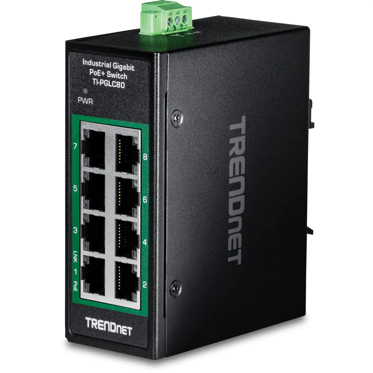 TRENDnet 8-PORT INDUSTRIAL GIGABIT POE+ - Switch - 1 Gbps