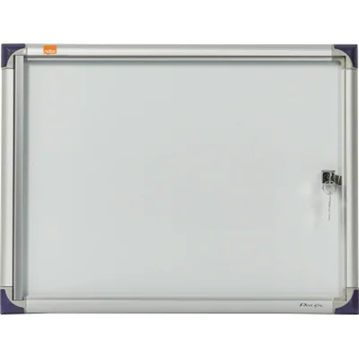 Nobo Schaukasten 1901798 51x37x2,2cm 2xDIN A4 Aluminium ws