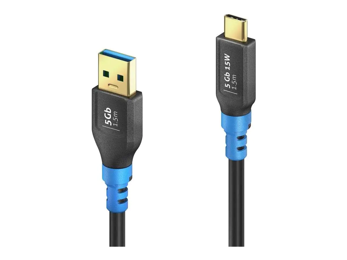 PureLink USB-C>A Kabel 1.5m FlexInstall FI-U320-015