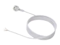 Bachmann - Stromkabel - CEE 7/4 zu ohne Stecker - 250 V - 16 A - 2 m - geformt - Schwarz