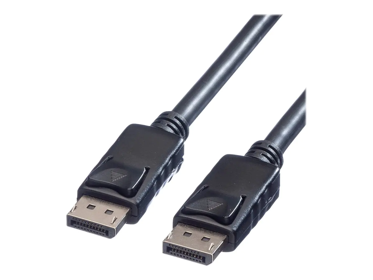 Roline - DisplayPort-Kabel - DisplayPort (M) zu DisplayPort (M) - 7.5 m - eingerastet, geformt - Schwarz