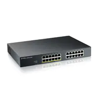 Zyxel GS1915 Series GS1915-24EP - Switch - kompatibel mit NebulaFLEX - Smart - 24 x 10/100/1000 (12 PoE) - Desktop, wandmontierbar - PoE (130 W)