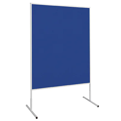 Jakob Maul GmbH MAUL Moderationstafel MAULstandard, Tragbare Pinnwand, Blau, 1200 x 1500 mm, Stahl, Grau, Stahl 6363482