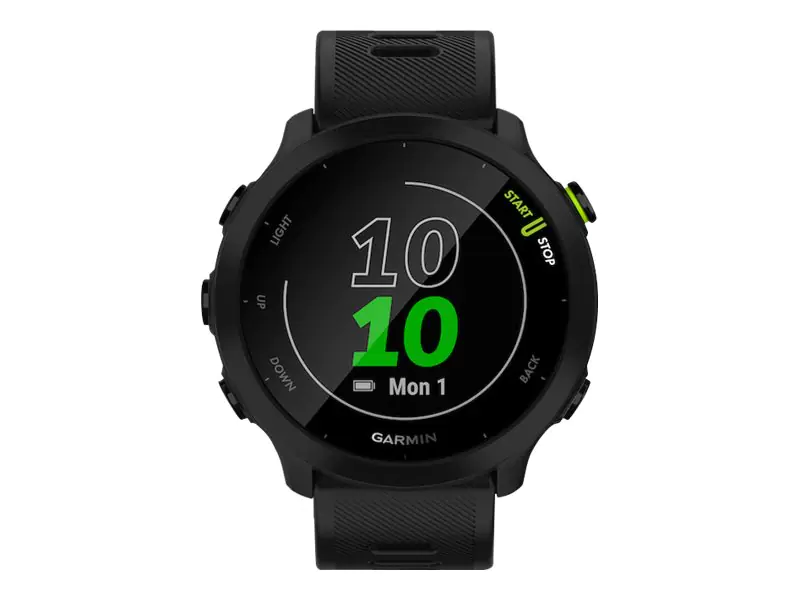 Garmin Forerunner 55 - Schwarz - Sportuhr mit Band - Silikon - schwarz - Anzeige 2.63 cm (1.04") - Bluetooth, ANT+ - 37 g
