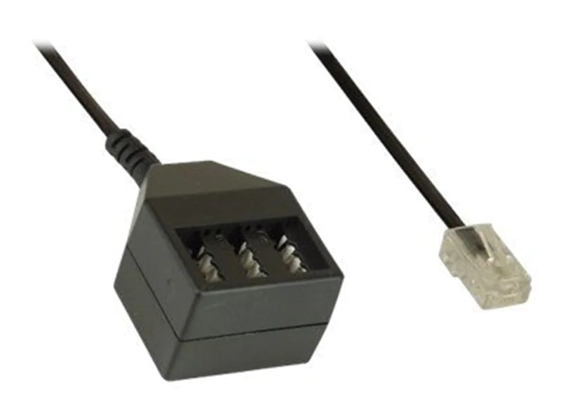InLine TAE Adapterkabel - RJ45 Stecker auf TAE NFN Dose - 20cm 69942