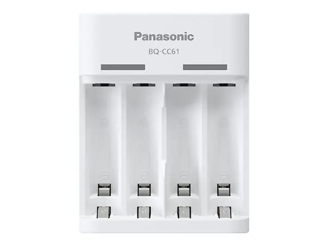 Panasonic eneloop Basic BQ-CC61 - 10 Std. Batterieladegerät - (für 2/4xAA/AAA) 4 x AA-Typ - NiMH - 2100 mAh
