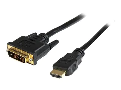 StarTech.com Startech HDMI auf DVI-D Kabel 2m (Stecker/Stecker) HDDVIMM2M