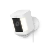 Ring Spotlight Cam Plus Plug-In - Netzwerk-Überwachungskamera - Außenbereich - witterungsbeständig - Farbe (Tag&Nacht) - 1080p - Audio - drahtlos - Wi-Fi