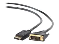 Gembird CC-DPM-DVIM-3M - DisplayPort-Kabel - DisplayPort (M) zu DVI-D (M) - 3 m