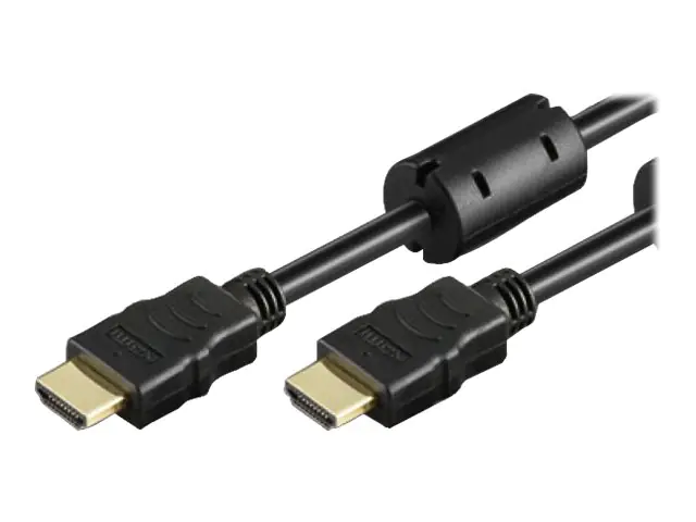 TECHly HighSpeed - HDMI-Kabel mit Ethernet - HDMI männlich zu HDMI männlich - 3 m - Schwarz - 4K Unterstützung