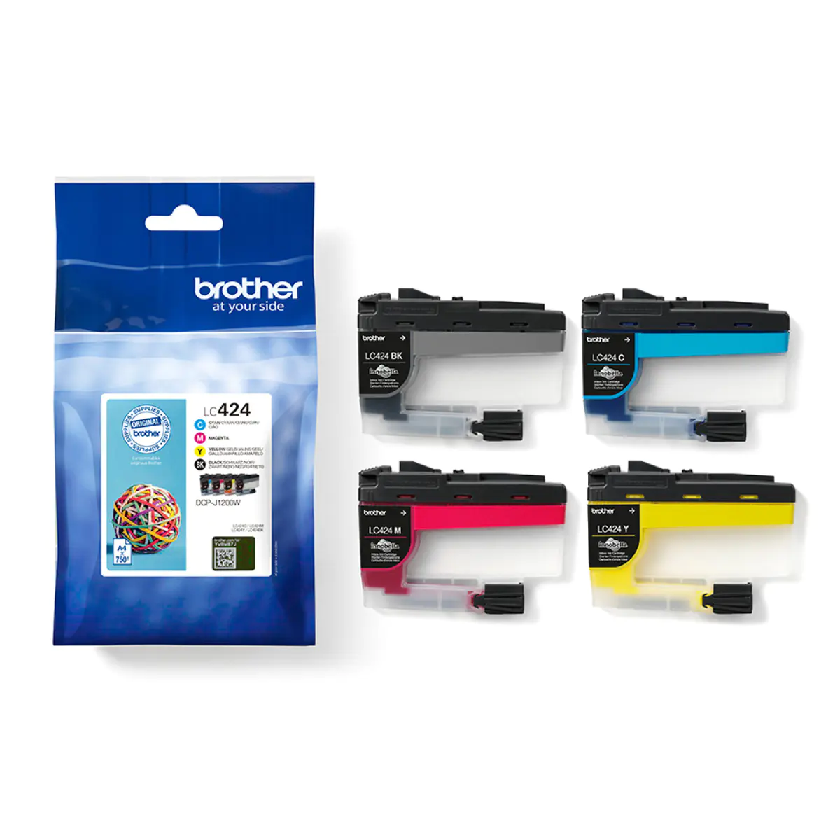 Brother - 4er-Pack - Schwarz, Gelb, Cyan, Magenta - original - Tintenpatrone