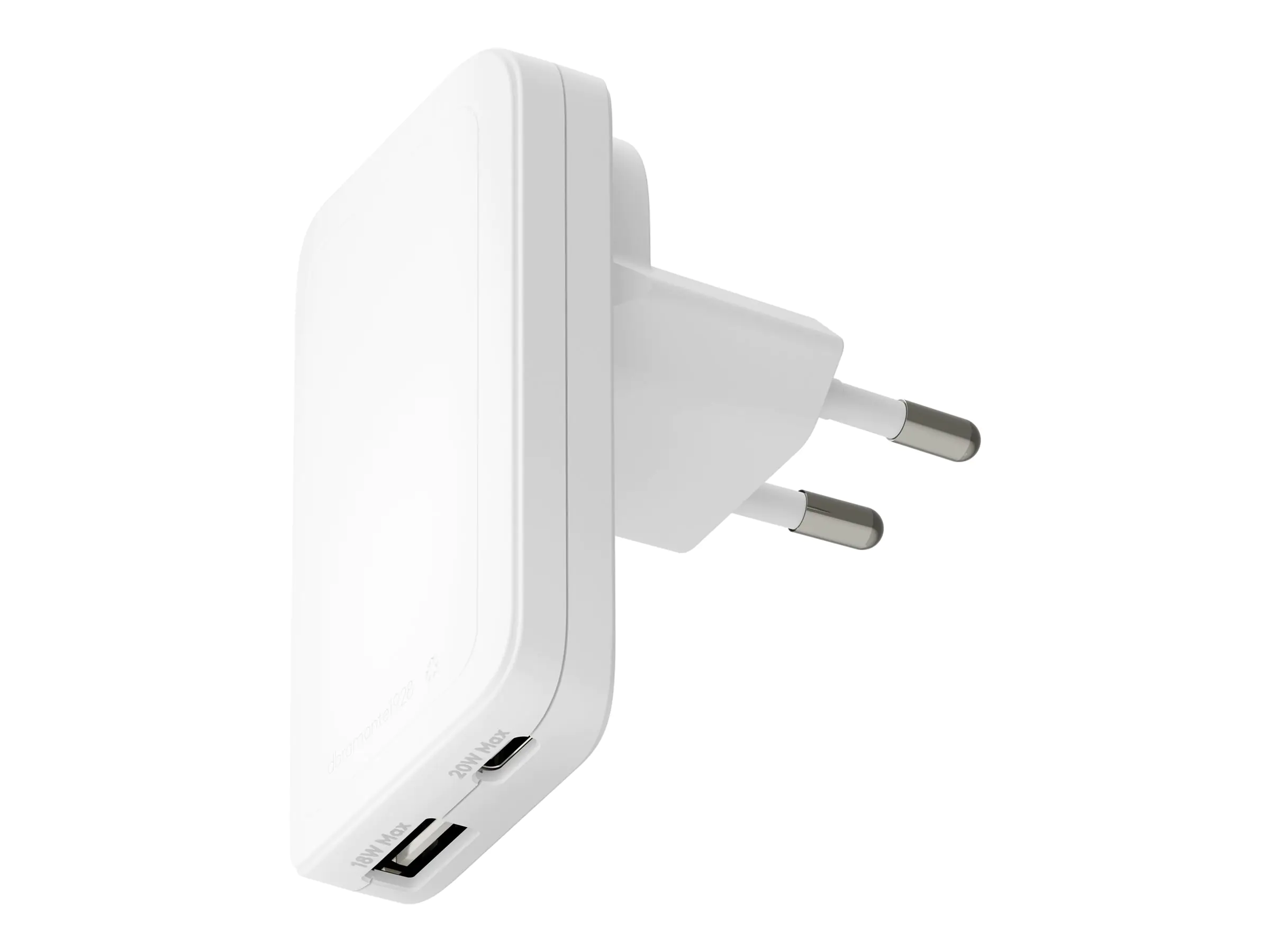 dbramante1928 re-charge Pro - Netzteil - dünn - 20 Watt - 2 Ausgabeanschlussstellen (24 pin USB-C,