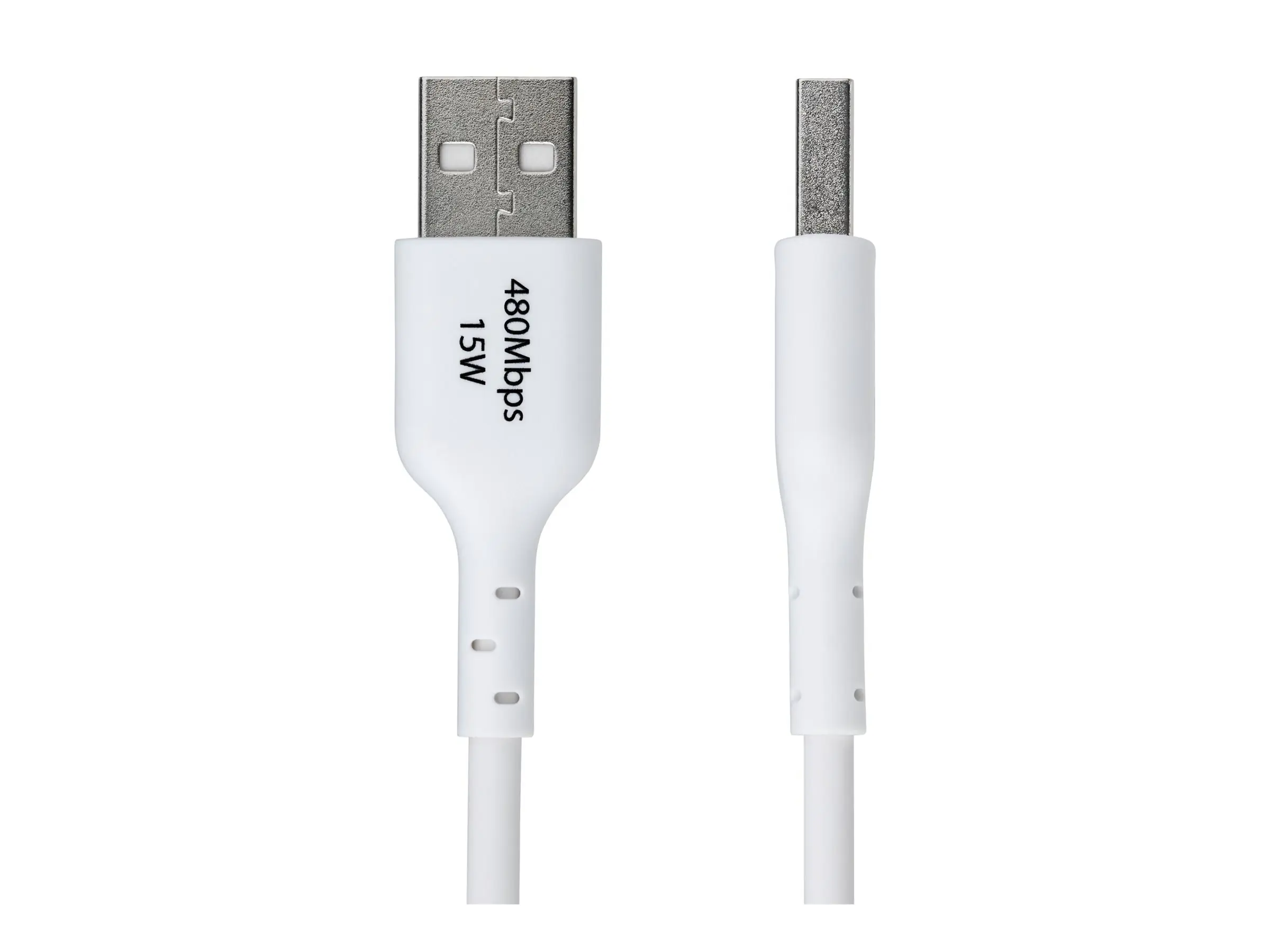 StarTech.com 2m (6.6ft) White USB-A to USB-C Charging Cable/Cord, M/M - USB-Kabel - USB (M)