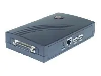 Longshine LCS-PS112 - Druckserver - USB/parallel - 10/100 Ethernet