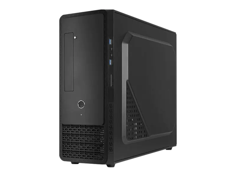 Chieftec UNI Series UC-03B-OP - Tower - ATX (ATX) - Schwarz - USB/Audio