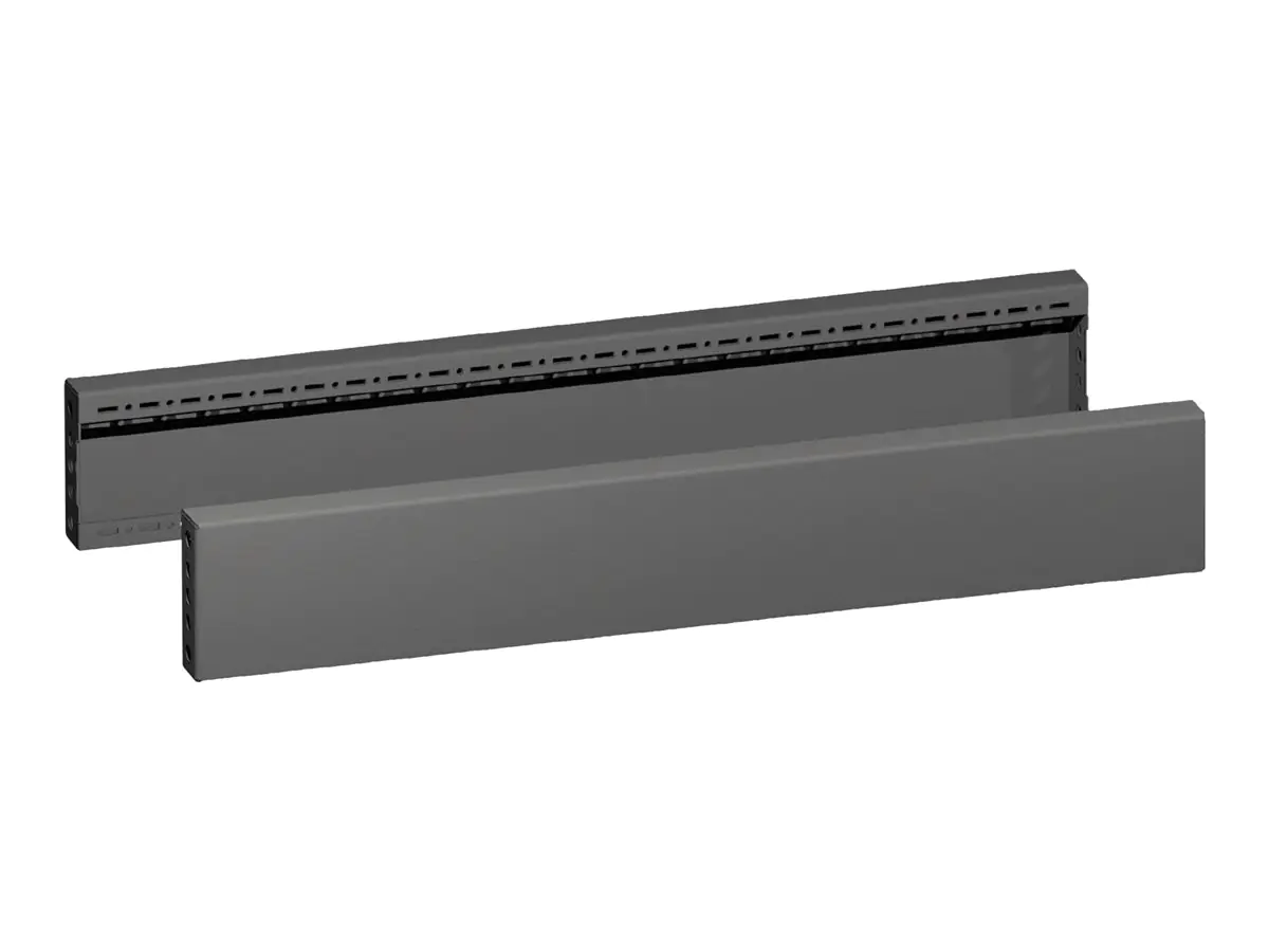 Rittal VX - Rack-Sockelblenden - Seite - RAL 9005 (Packung mit 2) 8660034