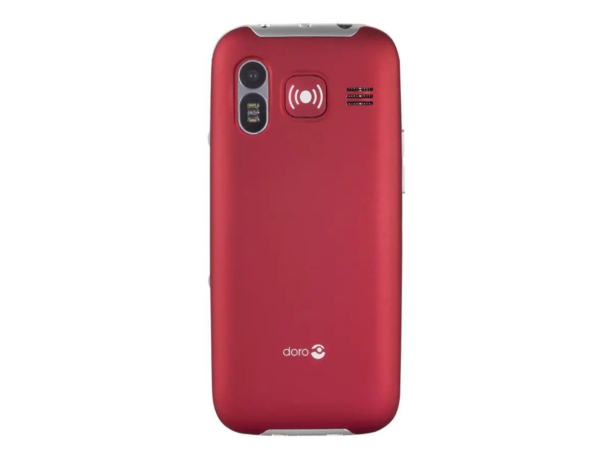 Doro Primo 368 - Feature phone - microSD slot - LCD-Anzeige - 320 x 240 Pixel - rear camera 3 MP - Rot