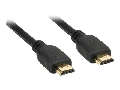 InLine High Speed Premium - HDMI-Kabel - HDMI männlich zu HDMI männlich - 1.5 m - Schwarz