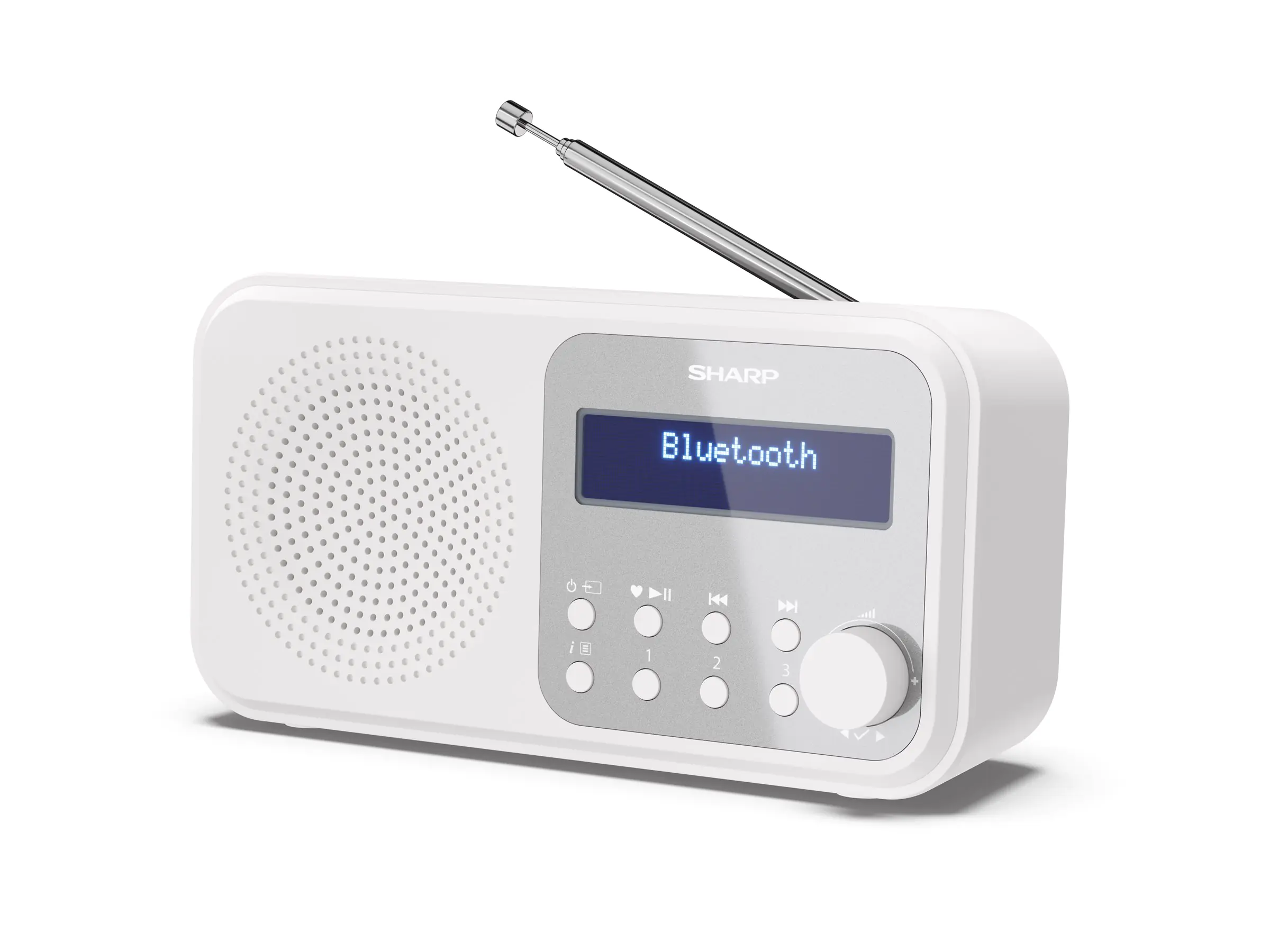 Sharp Tokyo DR-P420 - Tragbares DAB-Radio - Schneeweiß DR-P420WH