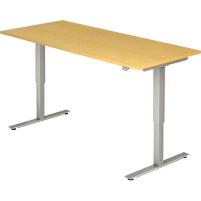 Hammerbacher elektrisch höhenverstellbarer Schreibtisch VXMST19/6/S buche
