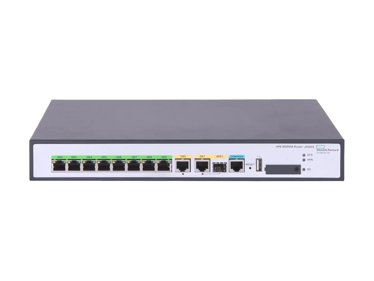 HPE FlexNetwork MSR1002X - Router 4-Port-Switch