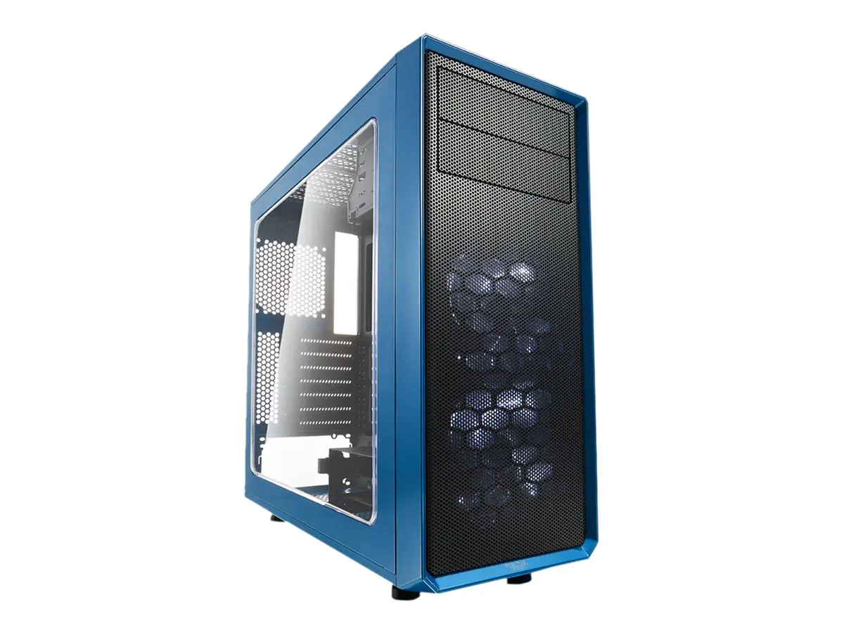 Fractal Design Focus Series G - Tower - ATX - ohne Netzteil (ATX) - Petrolblau - USB/Audio