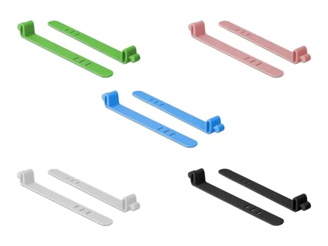 Delock - Kabelbinder - 8 cm - diverse Farben (Packung mit 10)