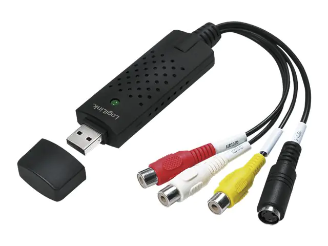 LogiLink - Videoaufnahmeadapter - USB 2.0 - NTSC, PAL - Schwarz