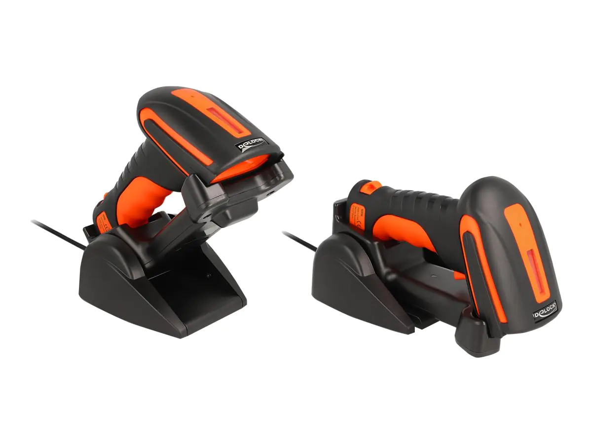 Delock - Barcode-Scanner - Handgerät - 120 Scans/Sek. - decodiert - USB 2.0, RF(2.4 GHz), Bluetooth 4.1