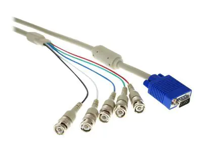 InLine - VGA-Kabel - HD-15 (VGA) (M) zu BNC (M) - 5 m