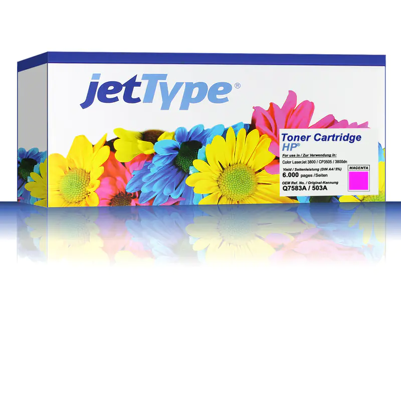 jetType Toner kompatibel zu HP CF031A 646A cyan 12.500 Seiten 1 Stück