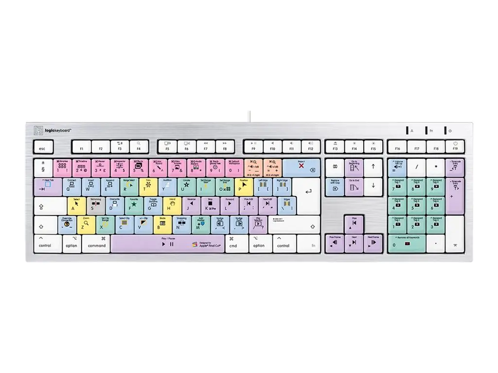 Logickeyboard Apple Final Cut Pro X ALBA slimline
