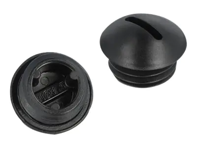 Delock Verschlussstopfen - Schwarz (Packung