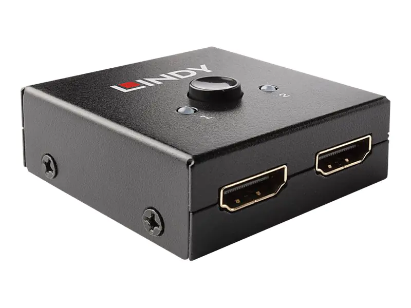 Lindy 2 Port HDMI 18G Bi-Directional Switch - Video/Audio-Schalter - 2 x HDMI - Desktop