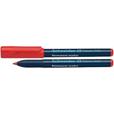 Schneider Permanentmarker Maxx 240 124002 1-2mm Rundspitze rot