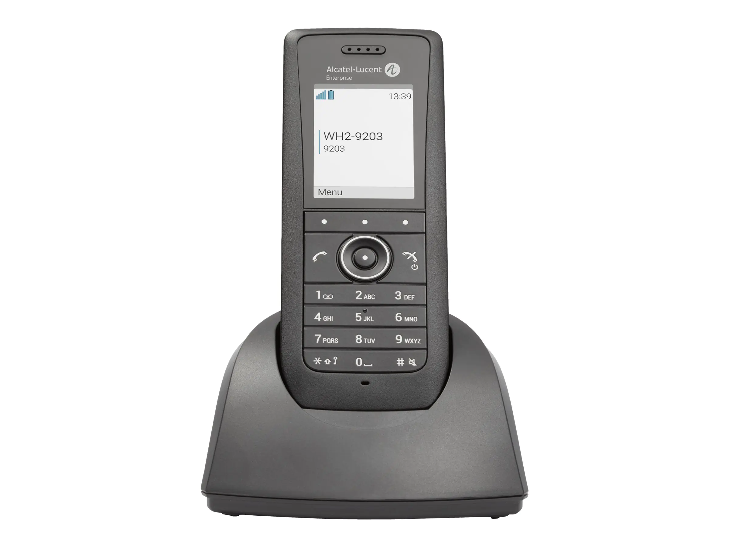 Alcatel-Lucent 8168s WLAN - Schnurloses VoIP-Telefon - IEEE 802.11a/b/g/n/ac (Wi-Fi) - SIP - Schwarz