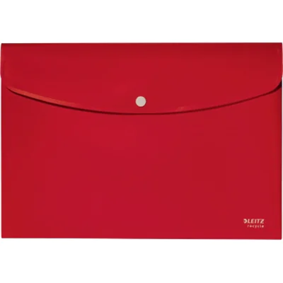 Leitz Sammelmappe Recycle DIN A4 Polypropylen, 80 % recycelt rot