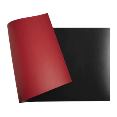 Exacompta Schreibunterlage 80 x 40 cm (B x H) ohne Folienauflage Polyurethan schwarz/rot